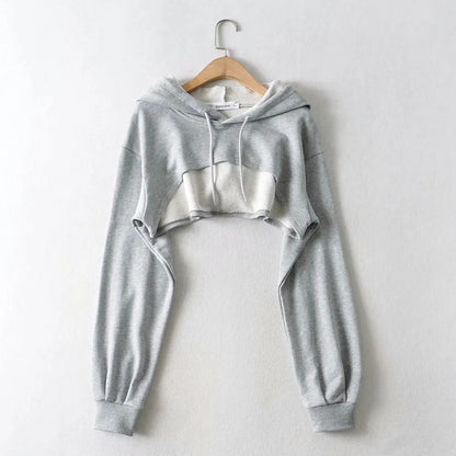 EZYFIT NANDINA CROPPED HOODIE