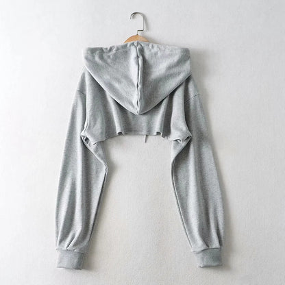 EZYFIT NANDINA CROPPED HOODIE