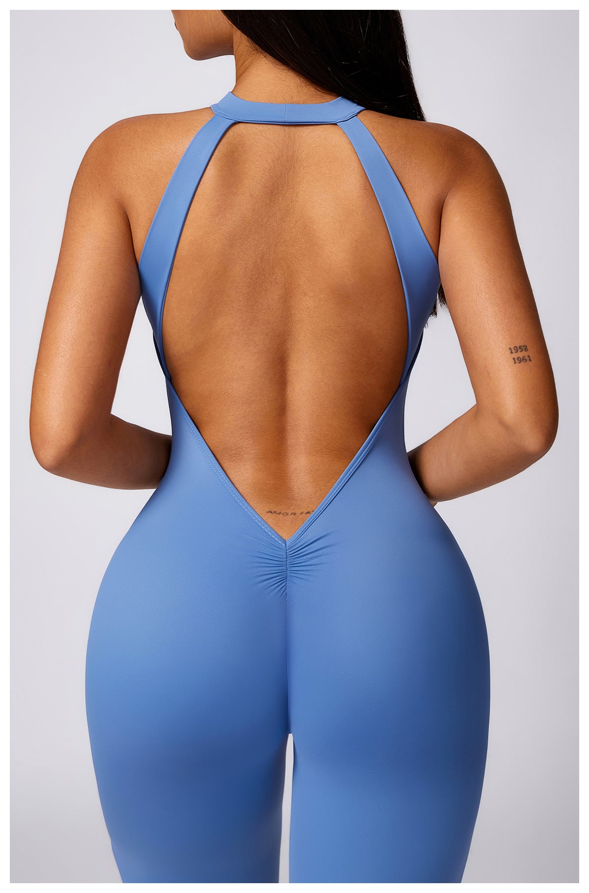EZYFIT YARROW JUMPSUIT OPEN BACK