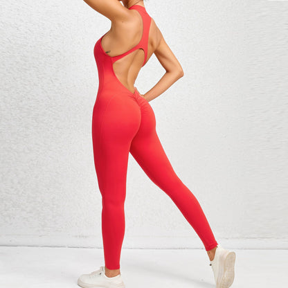 EZYFIT GILIA ZIPPER JUMPSUIT