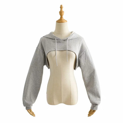 EZYFIT NANDINA CROPPED HOODIE